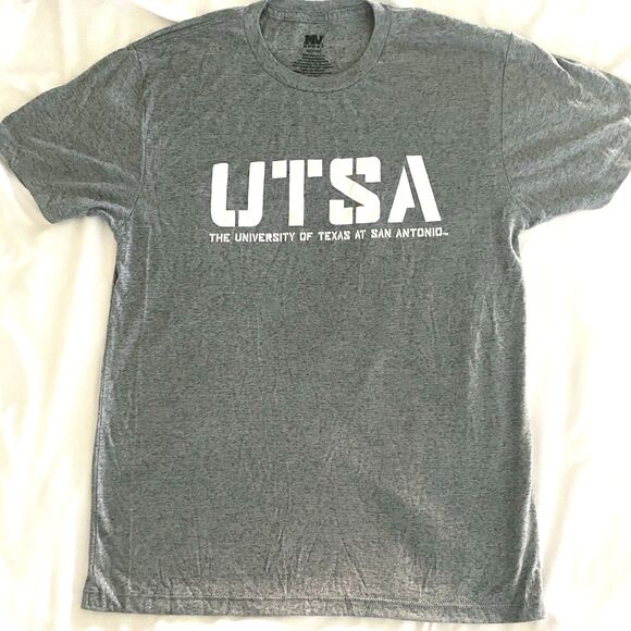 UTSA Texas San Antonio Roadrunners T-Shirt Short Sleeve Adult Size Medium Gray - Picture 1 of 5